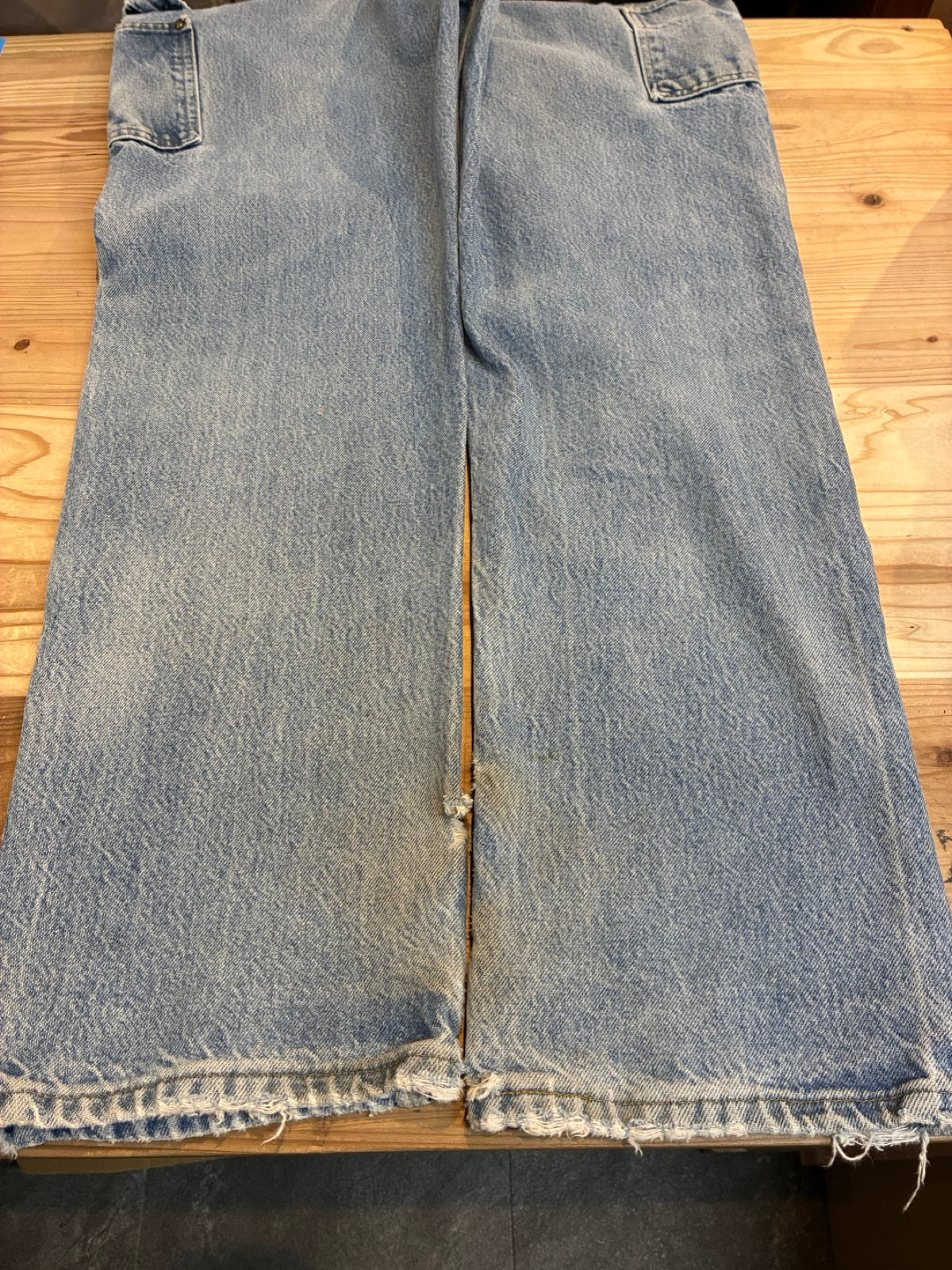 00's CARHARTT「DOUBLE NKEE」USA製 デニムペインターパンツ