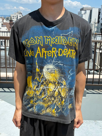 80's IRON MAIDEN 「Live After Death」バンドTシャツ