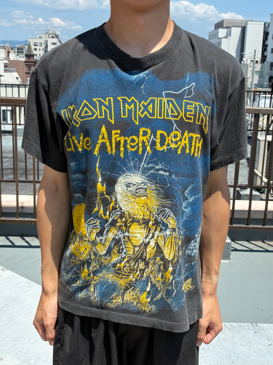 80's IRON MAIDEN 「Live After Death」バンドTシャツ