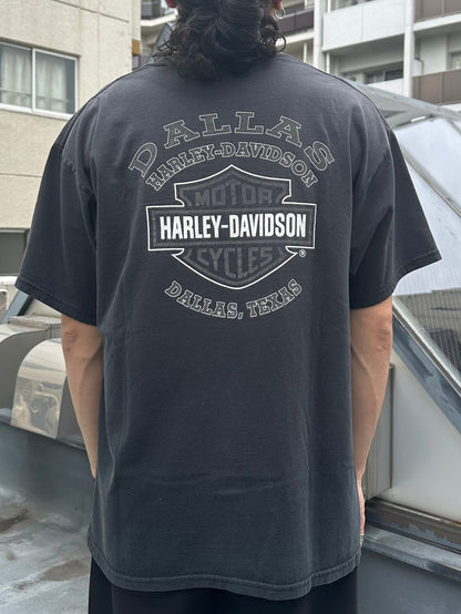 00's HARLEY-DAVIDSON 「Fire Pattern」ハーレーTシャツ
