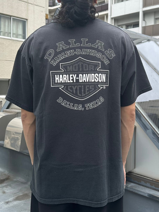 00's HARLEY-DAVIDSON 「Fire Pattern」ハーレーTシャツ
