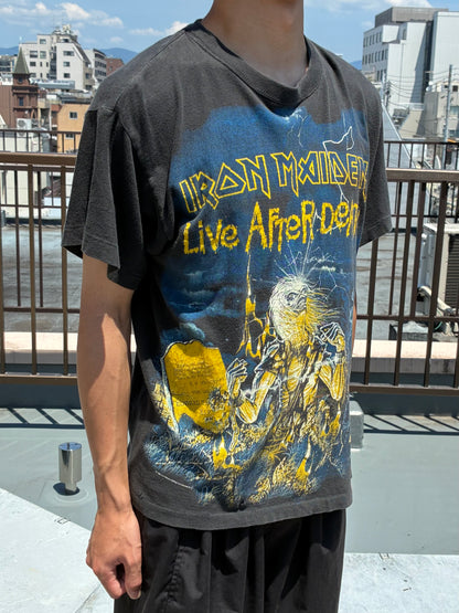 80's IRON MAIDEN 「Live After Death」バンドTシャツ