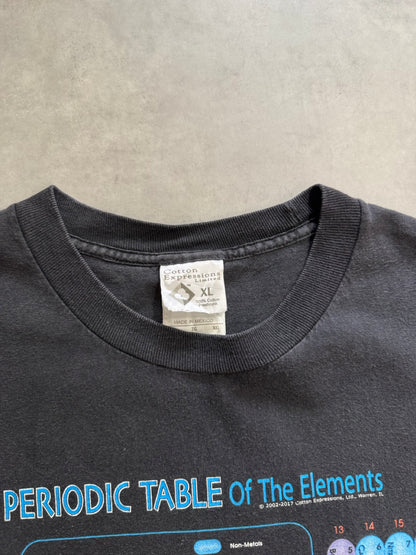00's PERIODIC TABLE「ELEMENTS」元素周期表Tシャツ