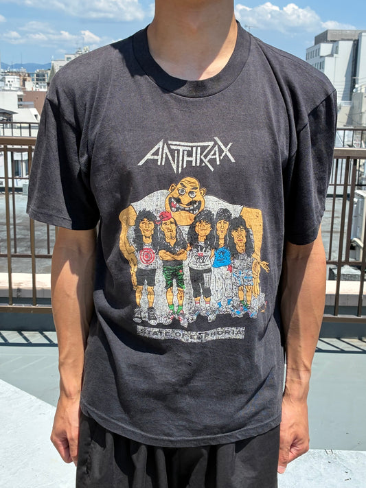 90's ANTHRAX「State of Euphoria」バンドTシャツ