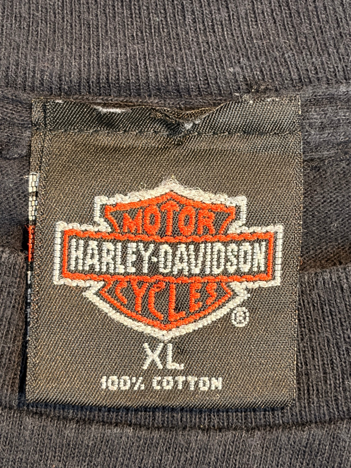90's Harley-Davidson「カウ柄」USA製 ロゴTシャツ