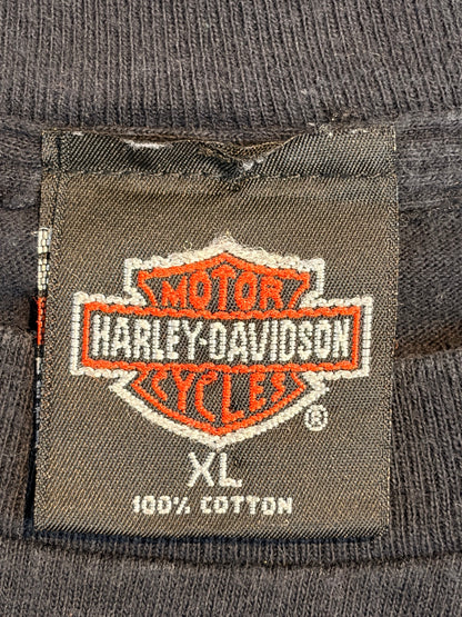 90's Harley-Davidson「カウ柄」USA製 ロゴTシャツ