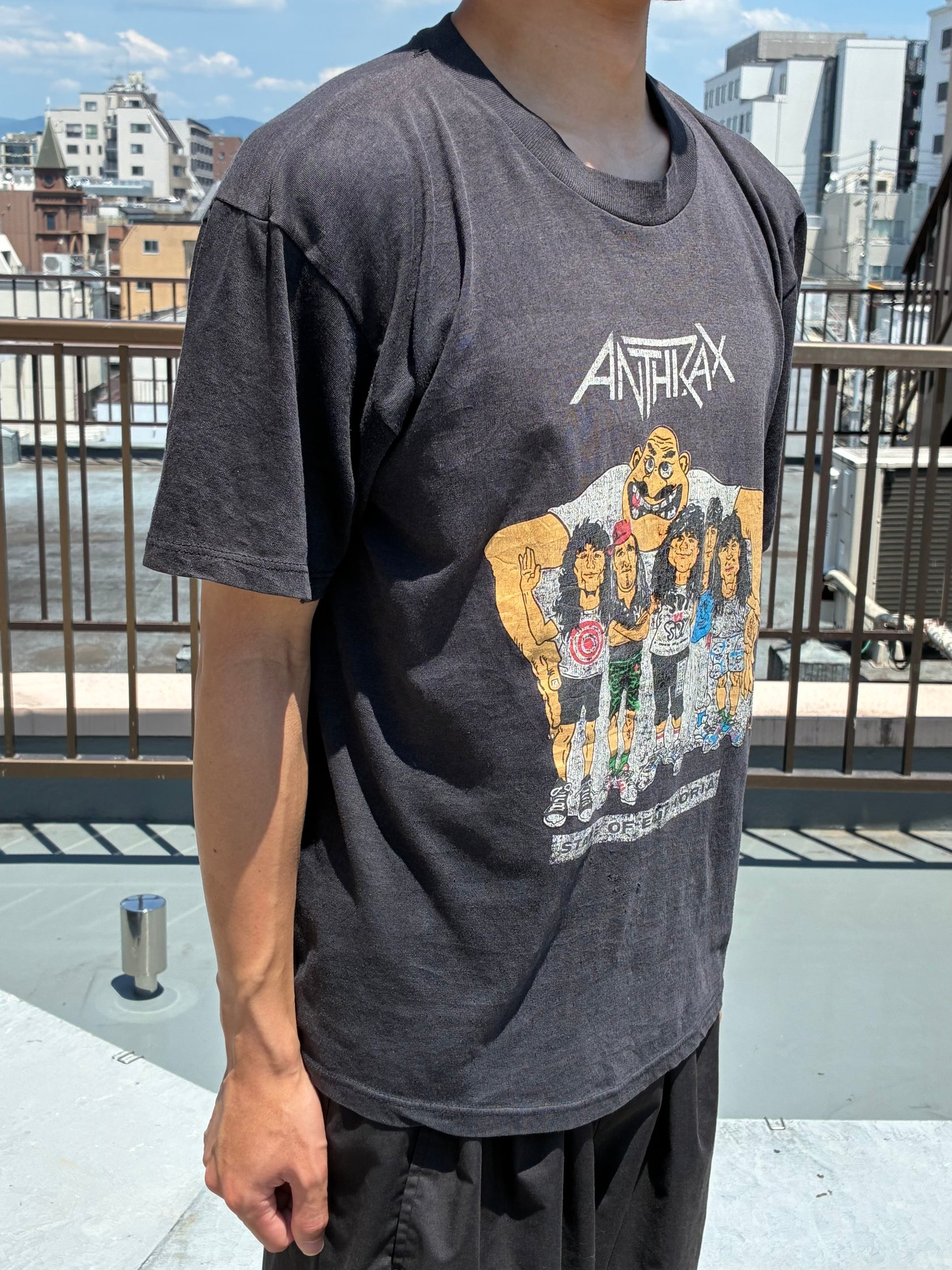 90's ANTHRAX「State of Euphoria」バンドTシャツ