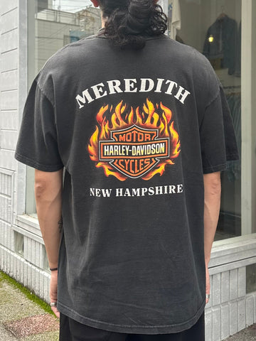 00's HARLEY-DAVIDSON「Meredith」USA製 ハーレーTシャツ