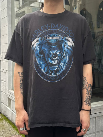 00's HARLEY-DAVIDSON「CLOWN＆ARROWHEAD」ハーレーTシャツ