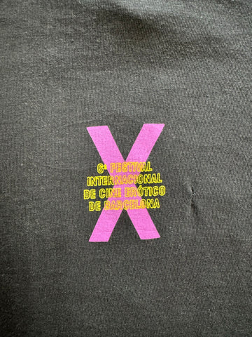90's 6ºFESTIVAL INTERNACIONAL BE CINE EROTICO BE BARCELONA ムービーTシャツ