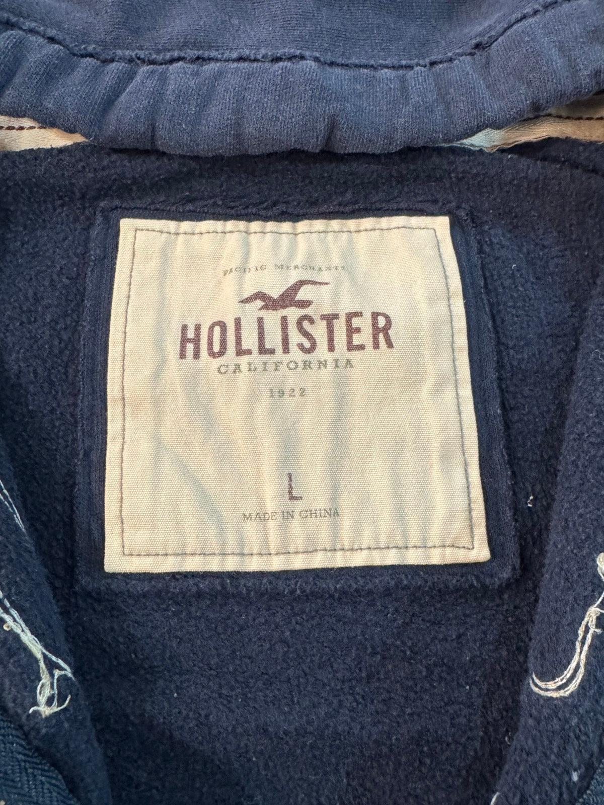 90's HOLLISTER ジップアップパーカー