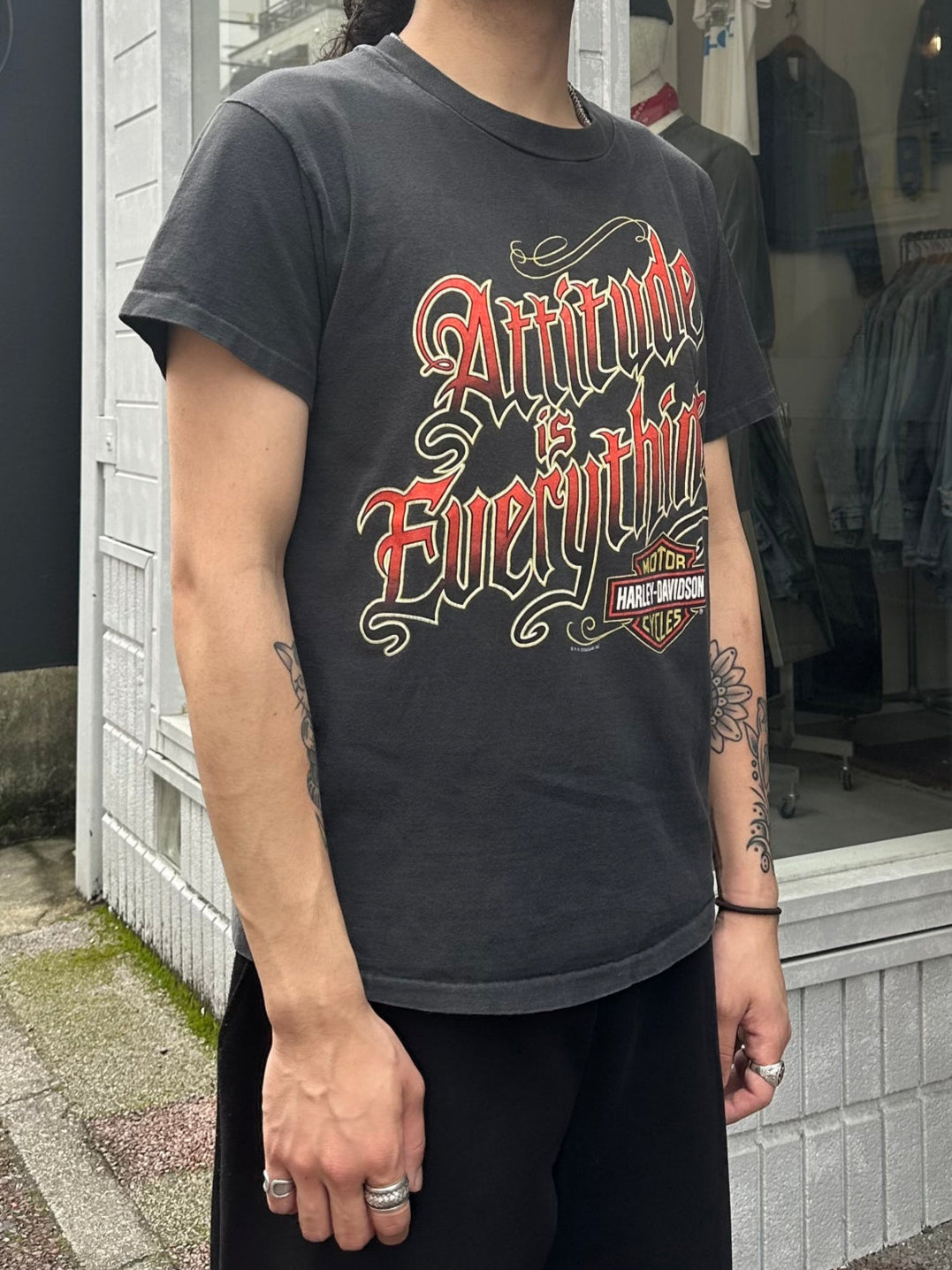 90's HARLEY-DAVIDSON 「Motorcycles」USA製 ハーレーＴシャツ