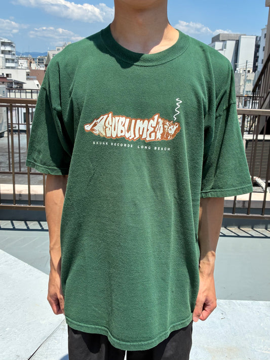 90's～00’s SUBLIME 「SKUNK RECORDS」バンドTシャツ