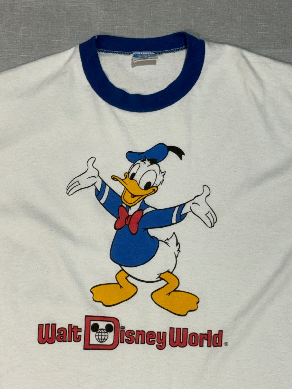 80's Disney「Donald Duck」USA製 キャラクターTシャツ