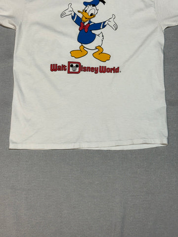 80's Disney「Donald Duck」USA製 キャラクターTシャツ