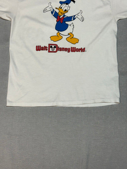 80's Disney「Donald Duck」USA製 キャラクターTシャツ