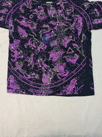 00's Disney「星座」総柄Tシャツ