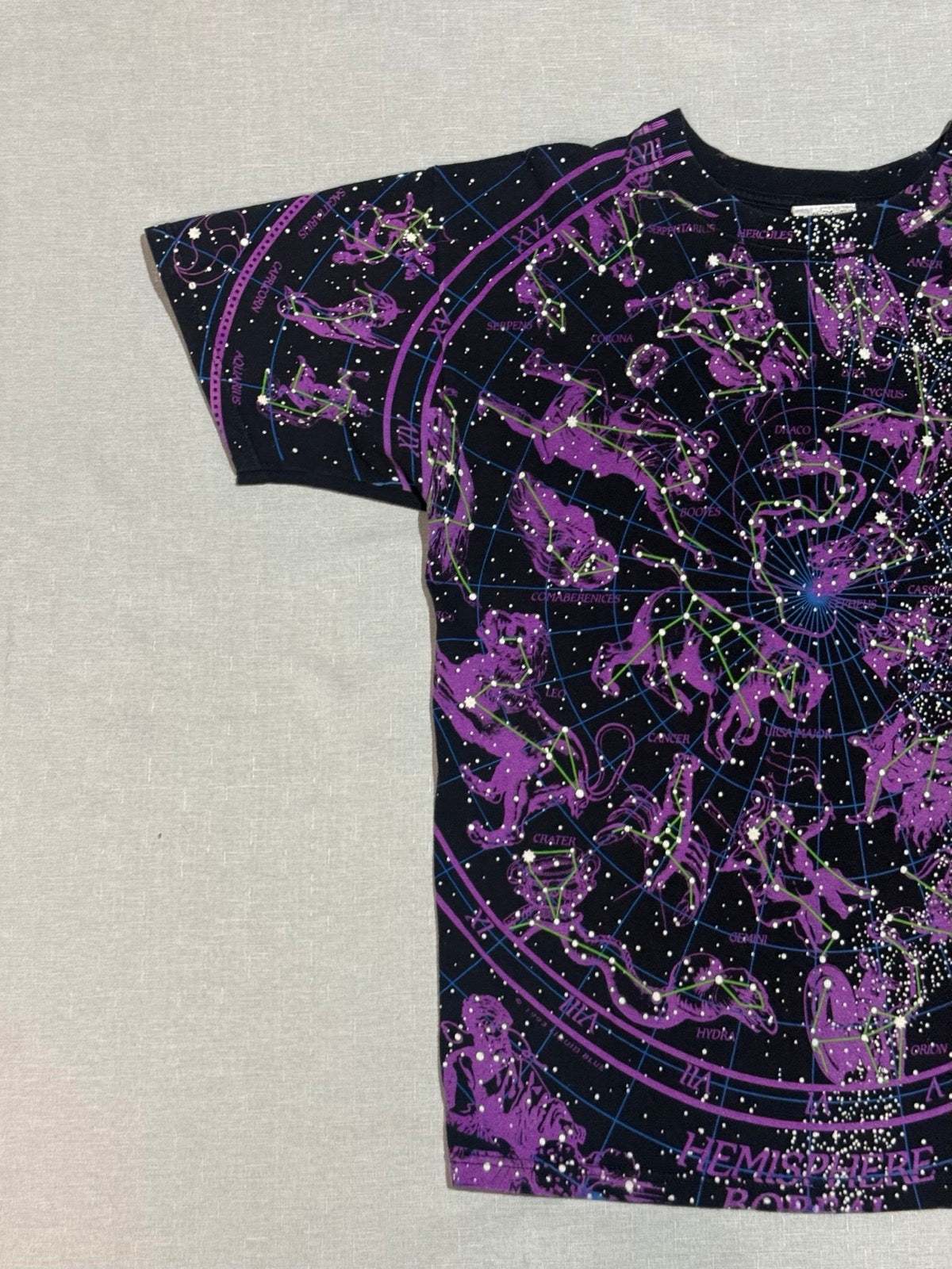 00's Disney「星座」総柄Tシャツ