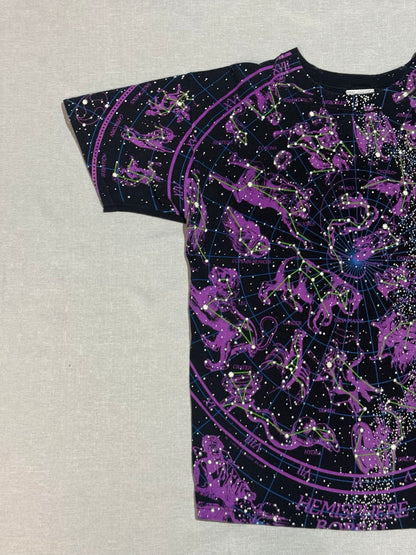 00's Disney「星座」総柄Tシャツ