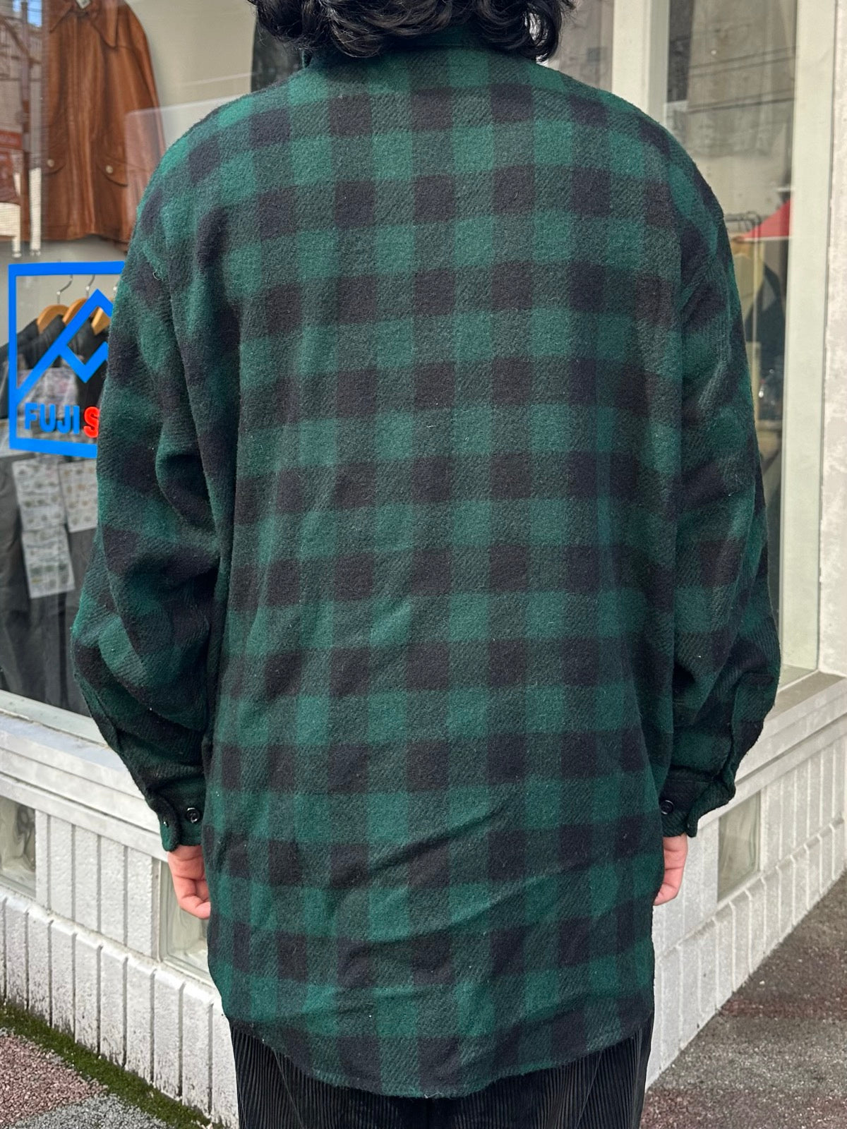 90's WOOLRICH「Check」ウールシャツ