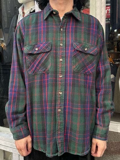 90's FIVE BROTHER「Check」コットンフランネルシャツ