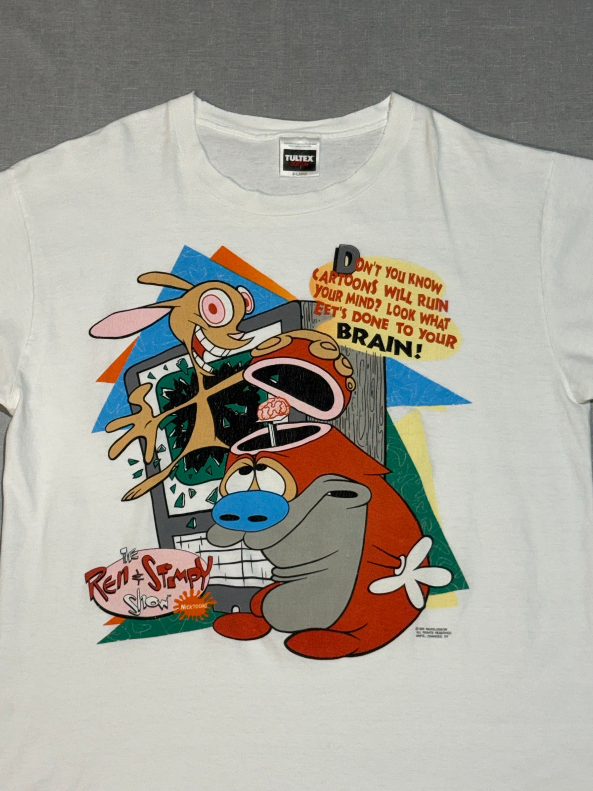 90's Ren&Stimpy USA製 キャラクターTシャツ