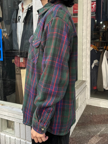 90's FIVE BROTHER「Check」コットンフランネルシャツ