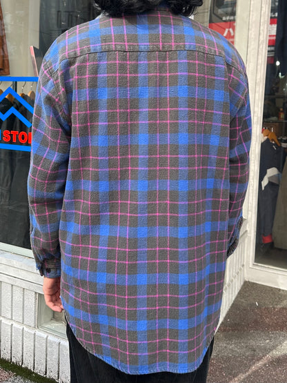 90's FIVE BROTHER「Check」コットンフランネルシャツ