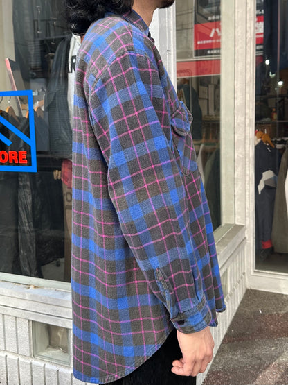 90's FIVE BROTHER「Check」コットンフランネルシャツ