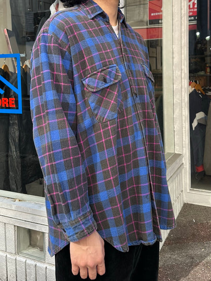 90's FIVE BROTHER「Check」コットンフランネルシャツ