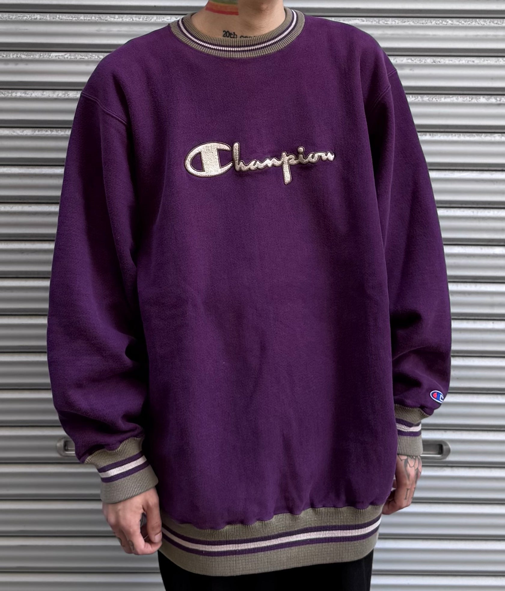 90's CHAMPION REVERSE WEAVE 「胸ロゴ」スウェット