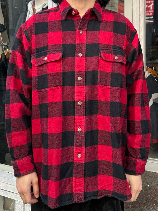 00's FIELD&STREAM「Buffalo Check」コットンフランネルシャツ