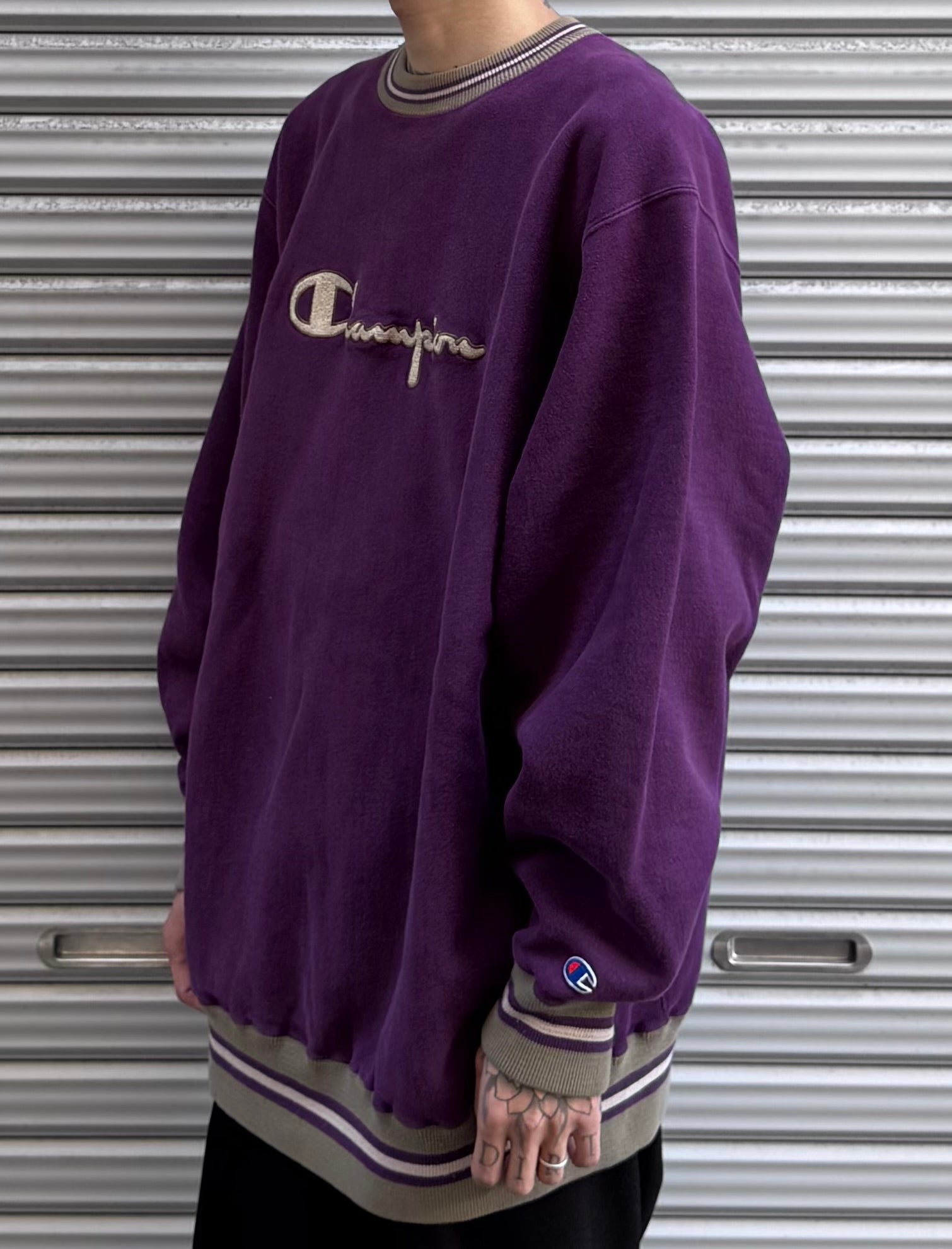 90's CHAMPION REVERSE WEAVE 「胸ロゴ」スウェット