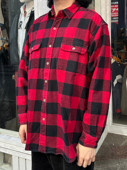 00's FIELD&STREAM「Buffalo Check」コットンフランネルシャツ
