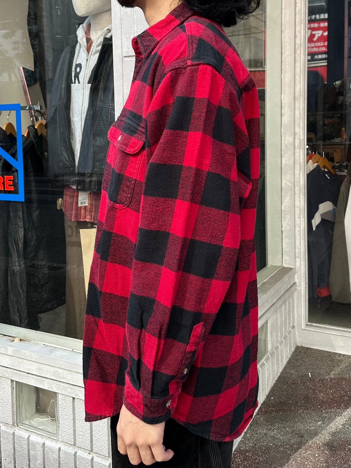 00's FIELD&STREAM「Buffalo Check」コットンフランネルシャツ