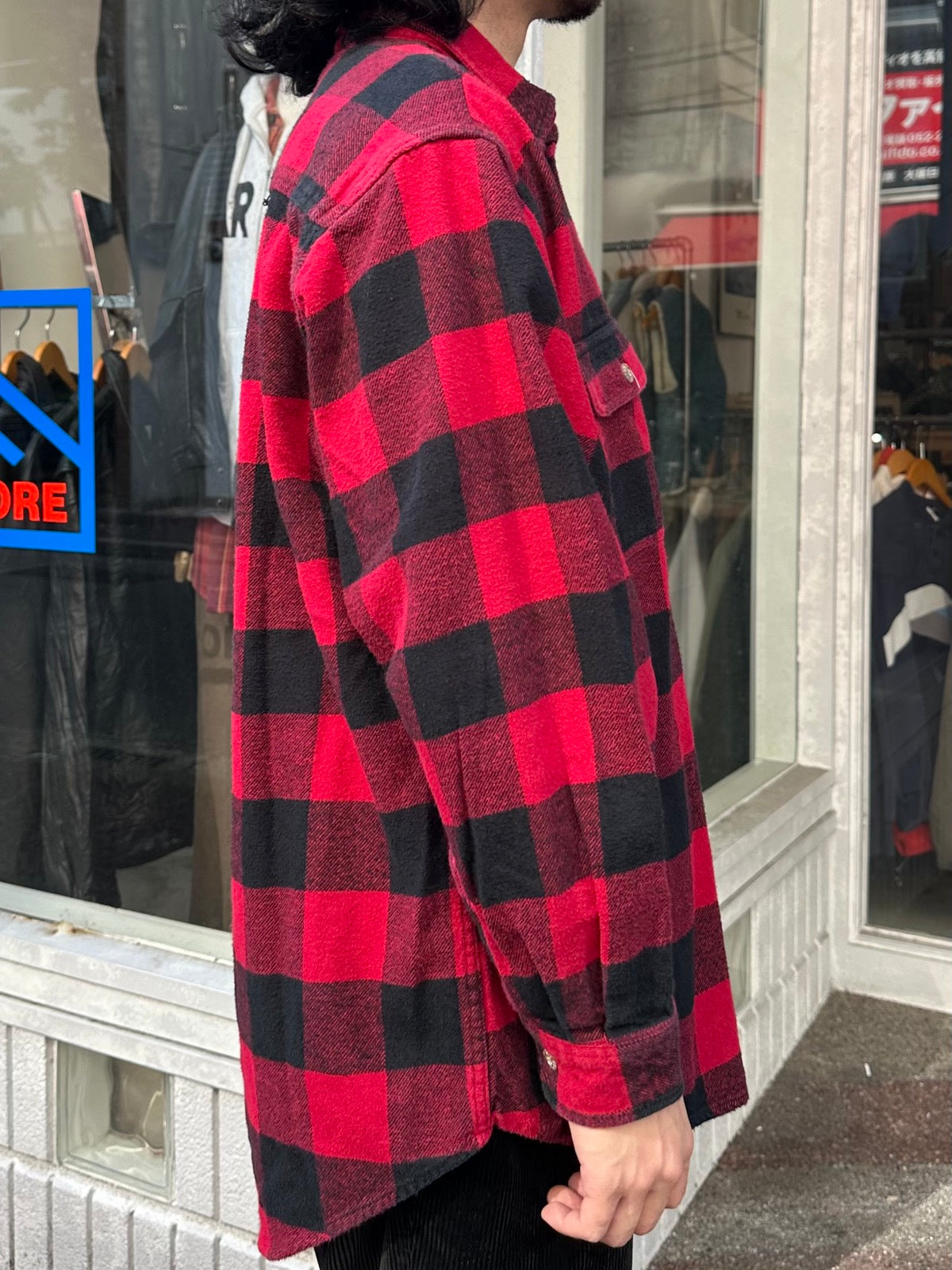 00's FIELD&STREAM「Buffalo Check」コットンフランネルシャツ