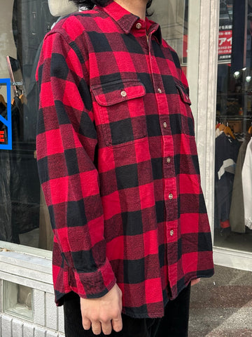 00's FIELD&STREAM「Buffalo Check」コットンフランネルシャツ