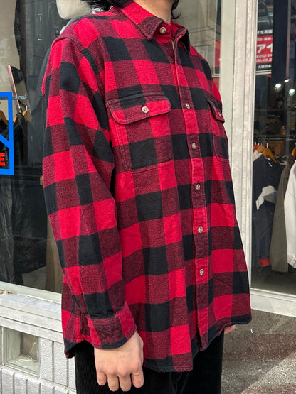 00's FIELD&STREAM「Buffalo Check」コットンフランネルシャツ