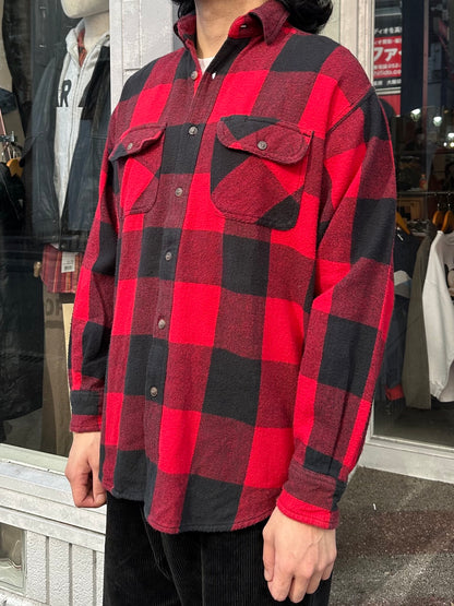 70's C.E.SCHMIDT WORKWEAR「Cotton」バッファローチェックシャツ