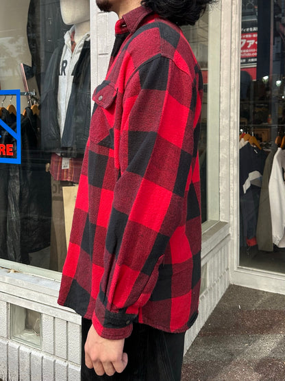 70's C.E.SCHMIDT WORKWEAR「Cotton」バッファローチェックシャツ