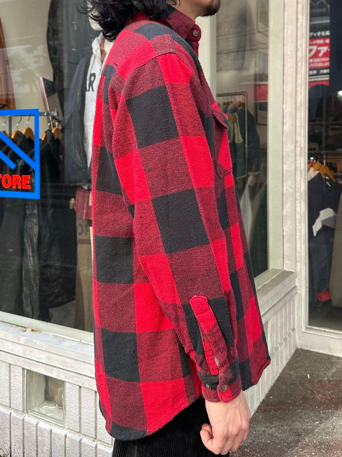 70's C.E.SCHMIDT WORKWEAR「Cotton」バッファローチェックシャツ