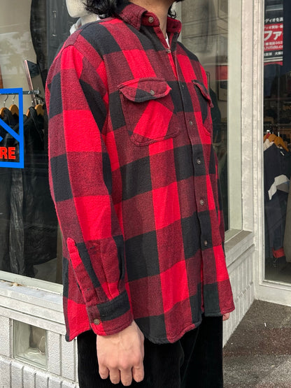 70's C.E.SCHMIDT WORKWEAR「Cotton」バッファローチェックシャツ