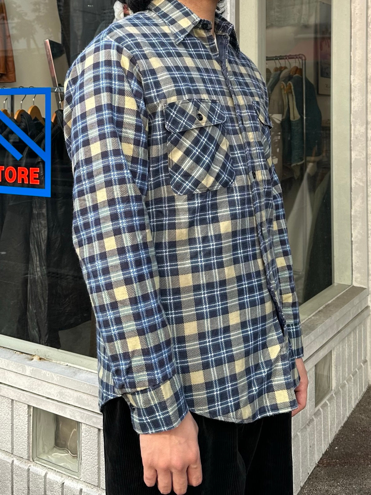 80's J.C.PENNY「The Mens Shop」チェックシャツジャケット