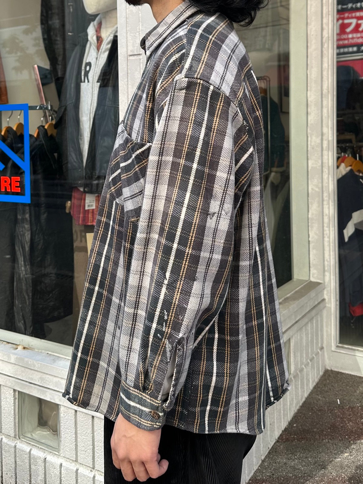 90's J.C.PENNY「ST JOHNS BAY」フランネルシャツ