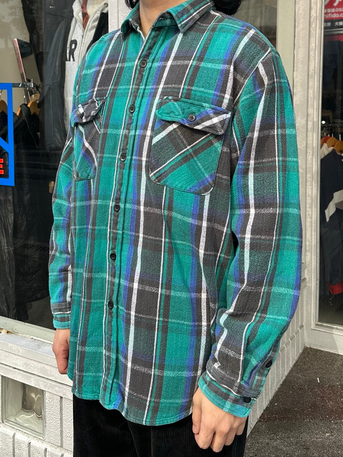 90's FIVE BROTHER 「Check」コットンフランネルシャツ