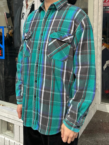 90's FIVE BROTHER 「Check」コットンフランネルシャツ