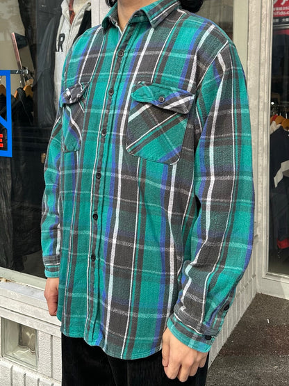 90's FIVE BROTHER 「Check」コットンフランネルシャツ