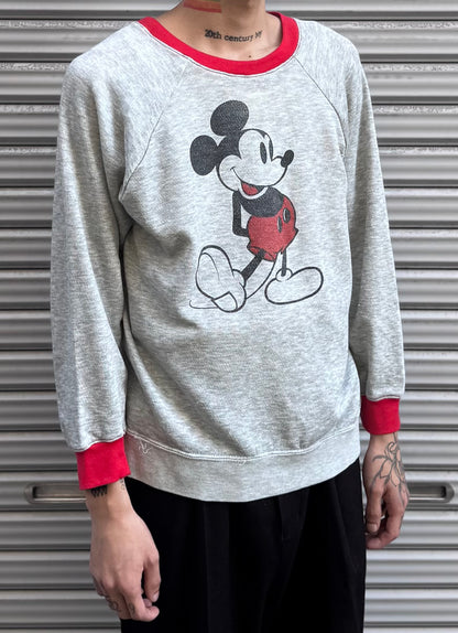 80's Disney「OLD Mickey」キャラクタースウェット