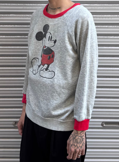 80's Disney「OLD Mickey」キャラクタースウェット