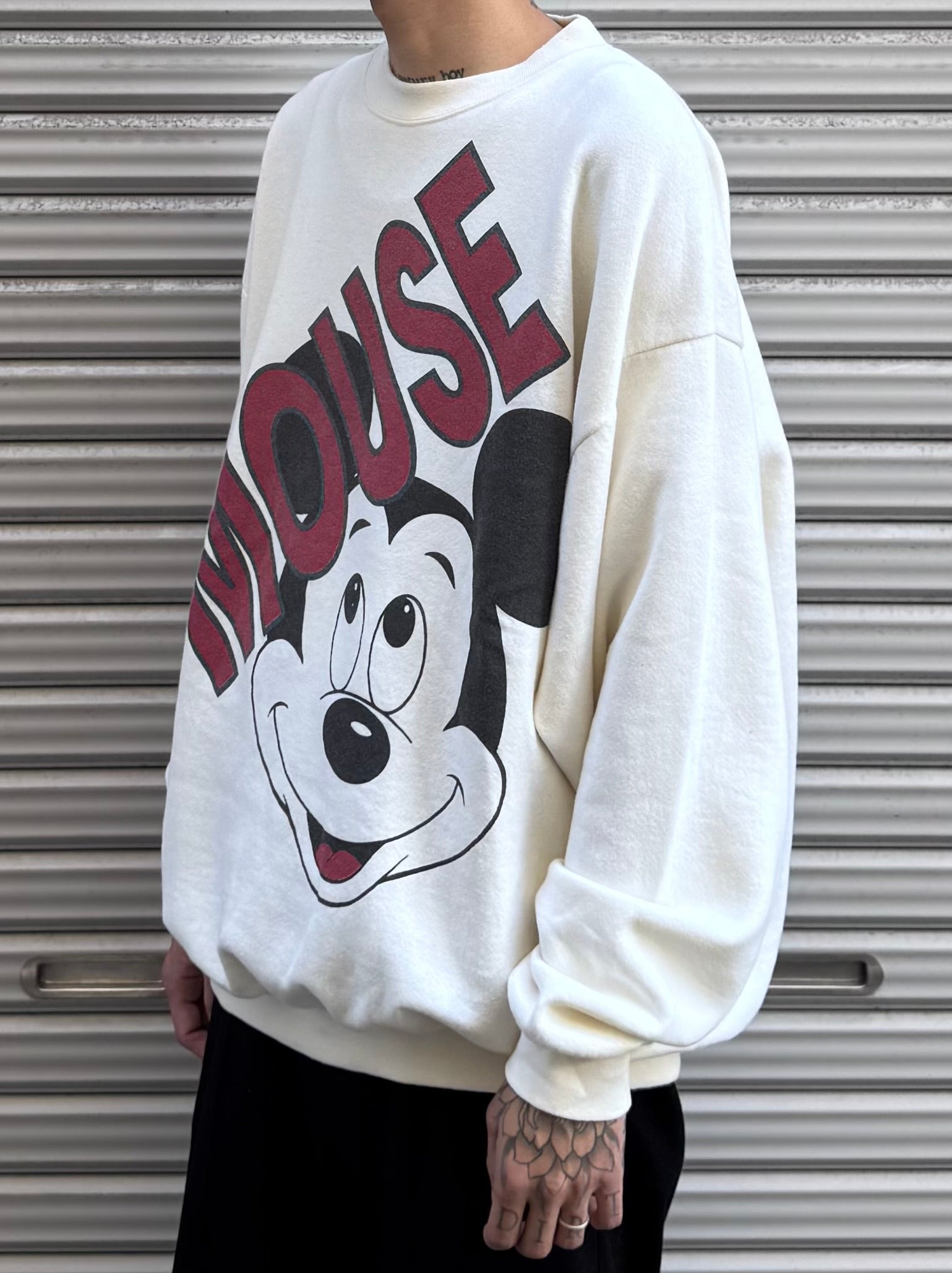90's Disney「Mickey mouse」キャラクタースウェット